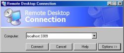 Connecting using putty with Windows Remote Desktop Windows Based