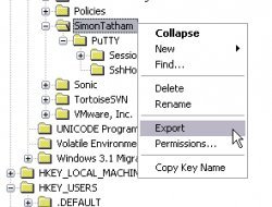 PuTTY SSH key folder