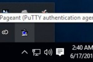 PuTTY SSH authentication agent