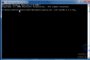 PuTTY SSH execute remote command