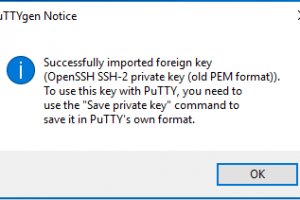 PuTTY SSH Windows to Linux